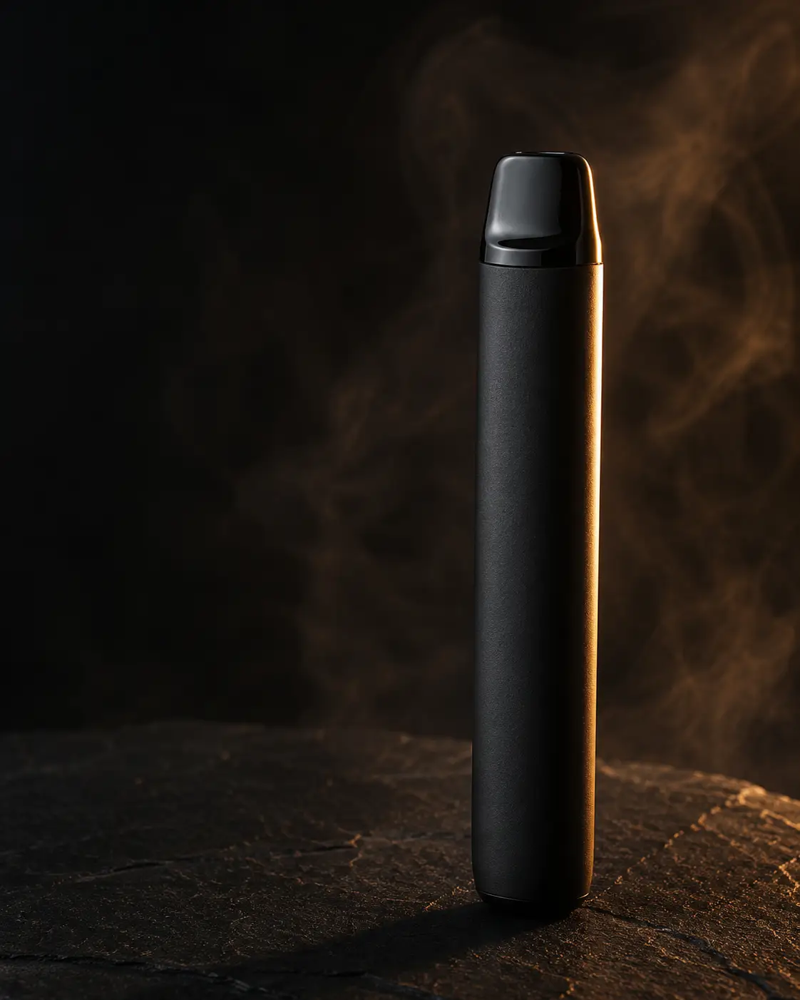 All-in-one vape pen with rising smoke