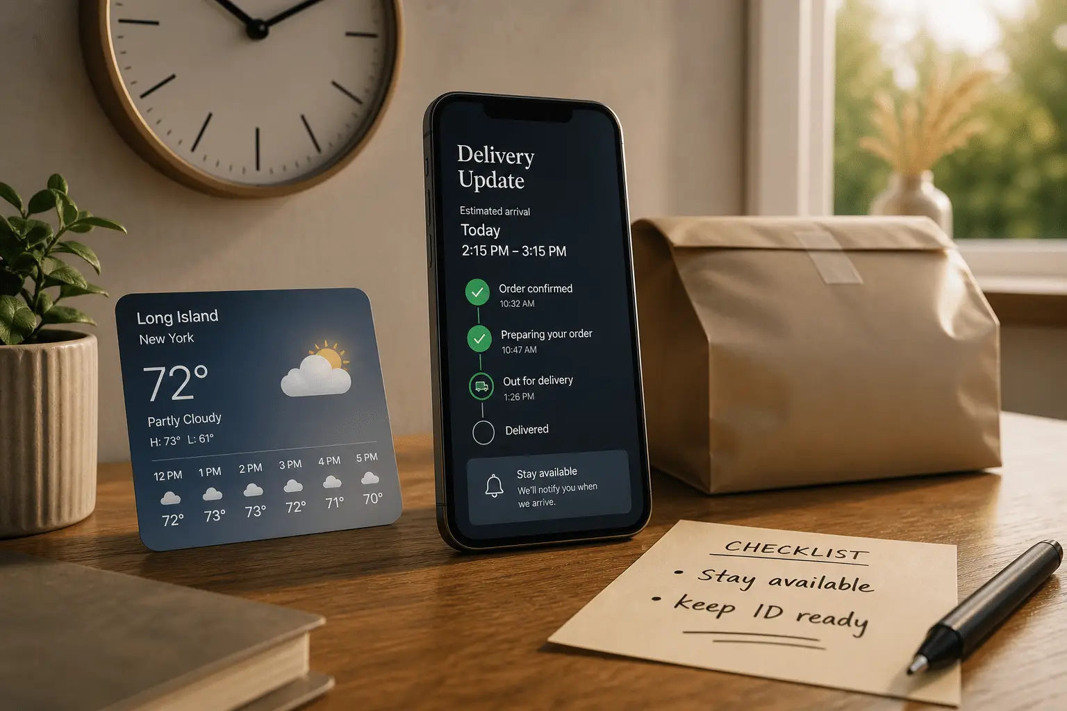 same-day cannabis delivery Long Island status update and weather planning