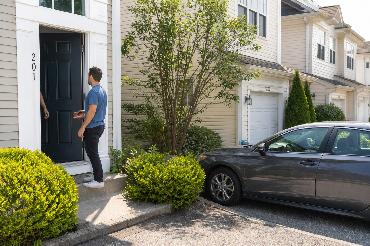 Cannabis delivery address planning at a Lake Grove townhouse