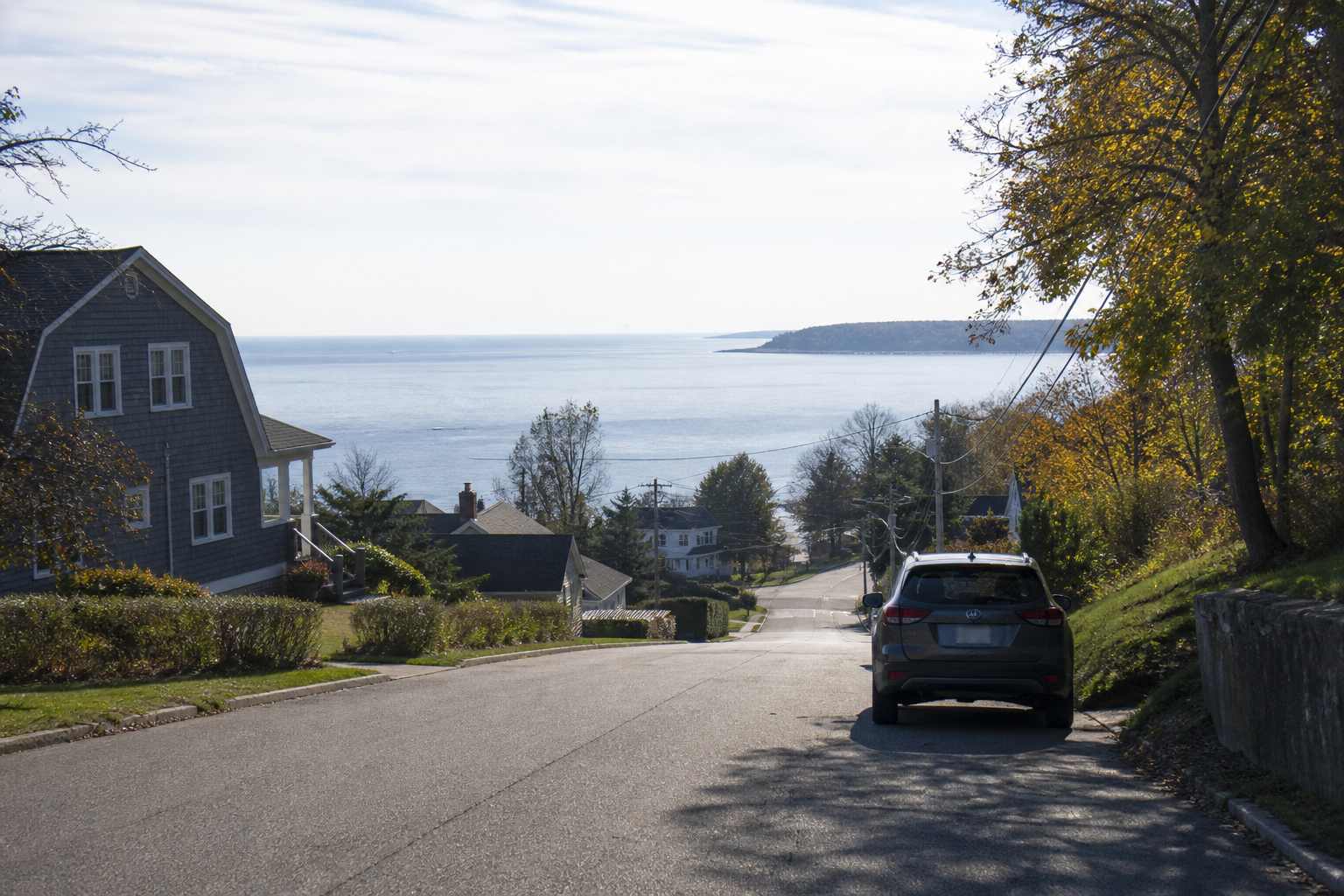 Hilly Sound Beach road for local delivery planning